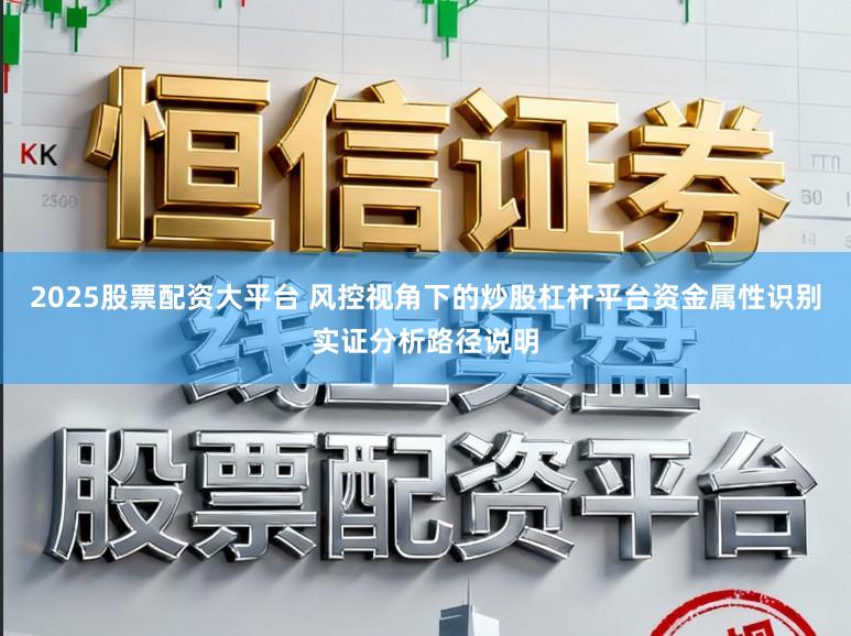 2025股票配资大平台 风控视角下的炒股杠杆平台资金属性识别实证分析路径说明
